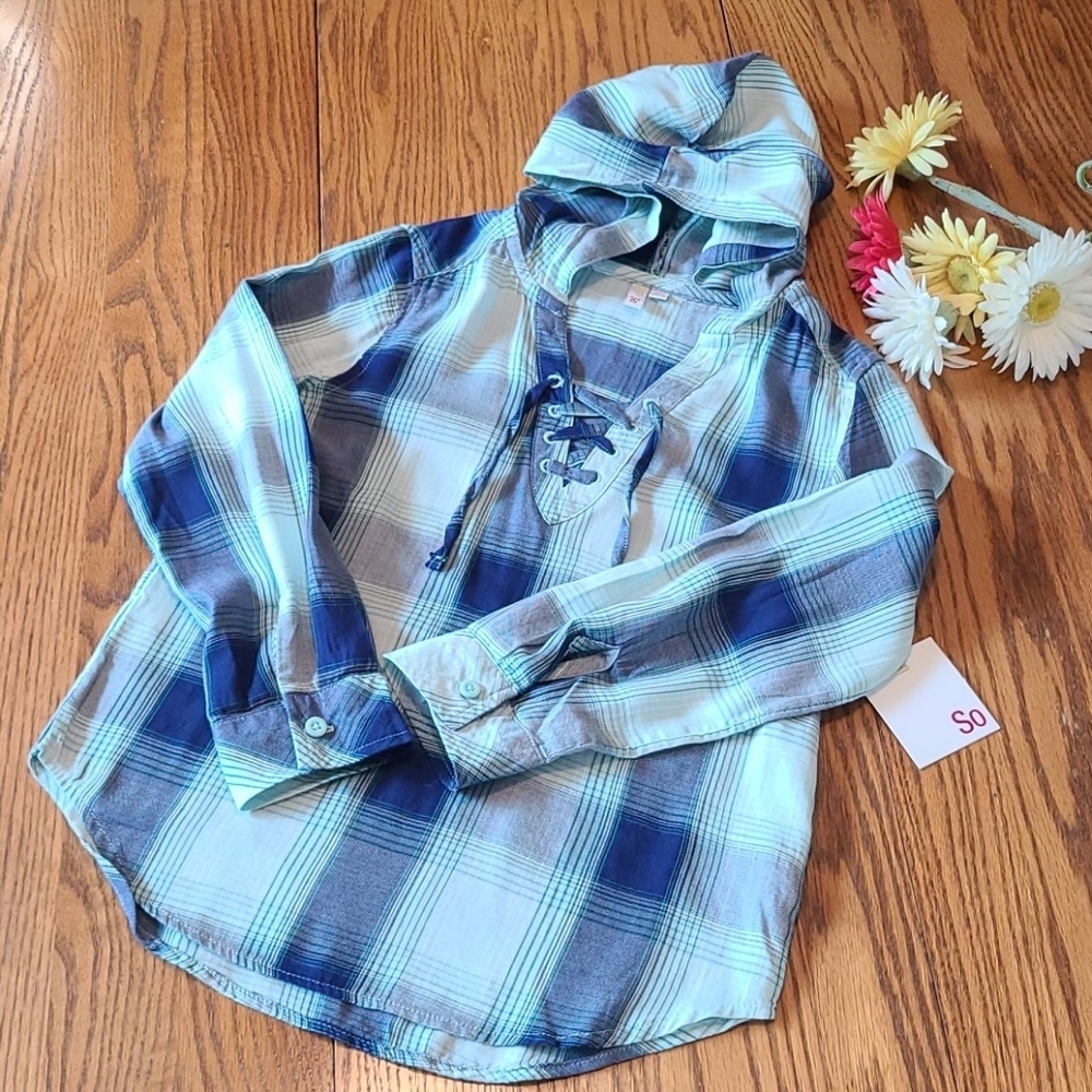 So NWT Hooded Top - Girl's Medium